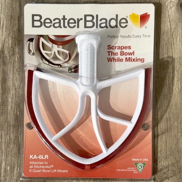 New Metro KA-6LR Original Beater Blade Works with Most KitchenAid 6 Qt Bowl-Lift - Picture 2 of 6